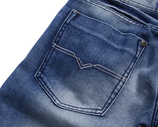 Diesel Medium-Wash Distressed Denim Shorts 3