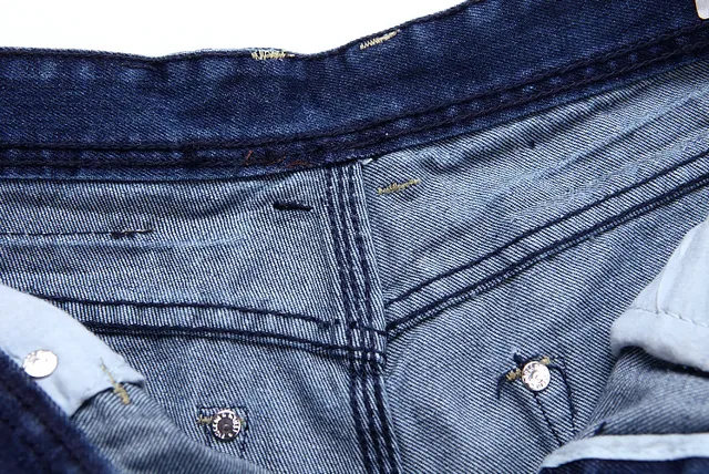 Diesel Medium-Wash Distressed Denim Shorts 15