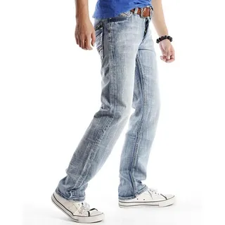 Diesel Slim-Tapered Medium Wash Distressed Jeans 9