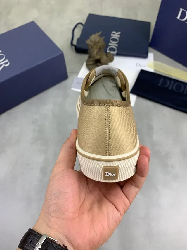 Dior B-Series Monogram Beige Platform Lifestyle Sneakers 3