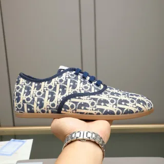 Dior B-Series Toile Monogrammée Marine et Beige Sneaker Lifestyle