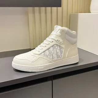 Dior B23 High Off-White Monogram Lifestyle Sneakers