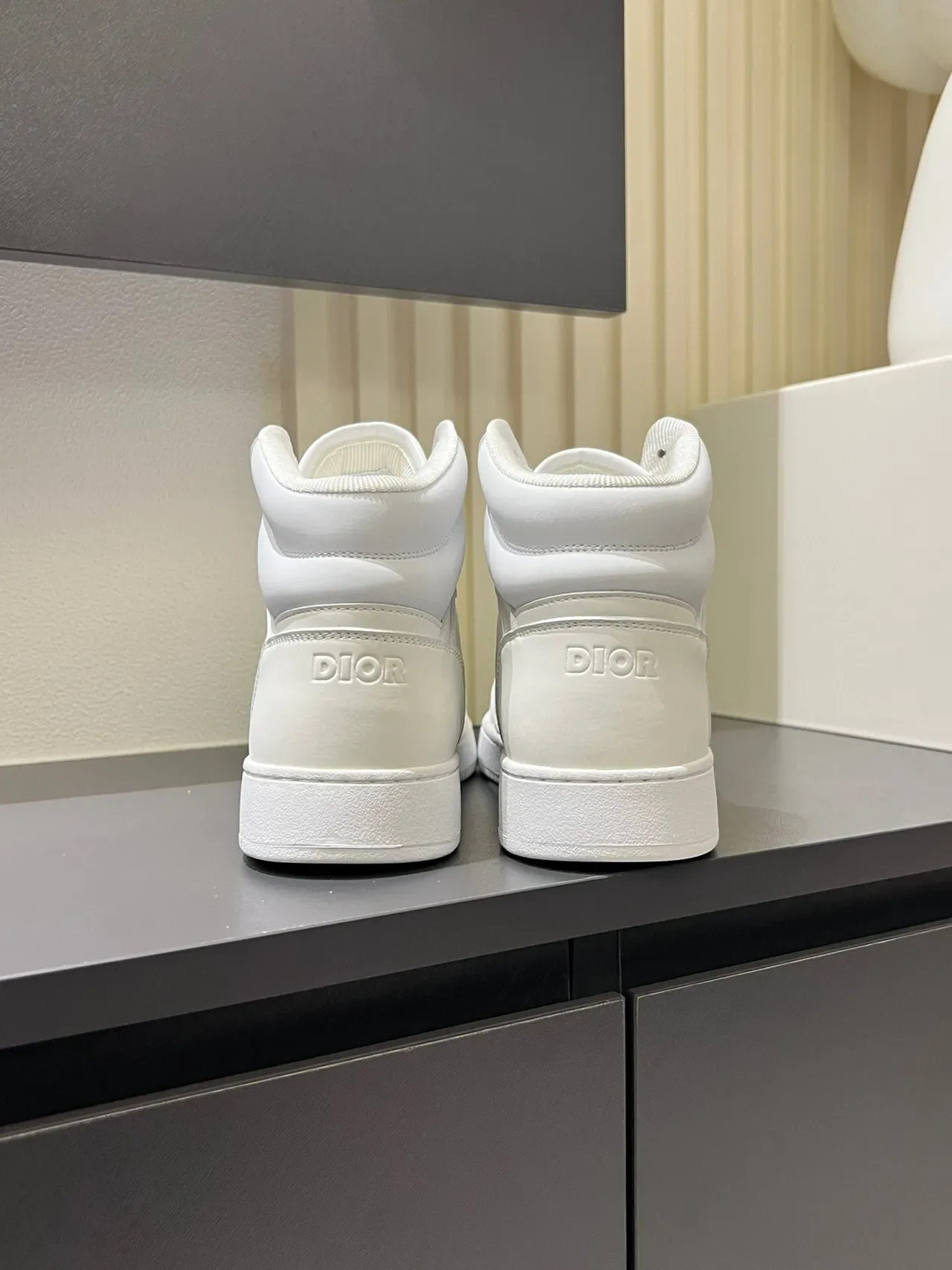 Dior B23 High Off-White Monogram حذاء رياضي أسلوب حياة 9