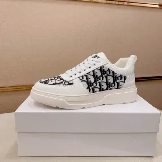 Dior B23 Monogrammé Blanc Style de Vie Sneakers