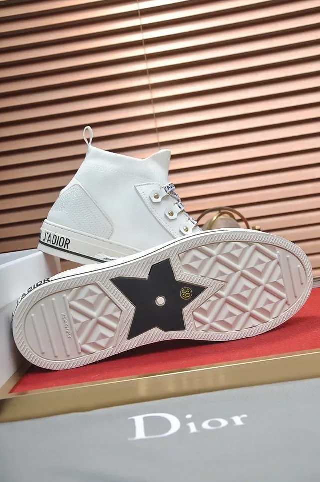 Dior B23 White J'Adior High-Top Lifestyle Sneakers 2