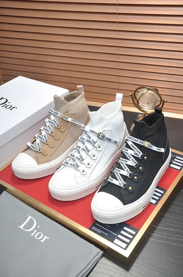 Dior B23 White J'Adior High-Top Lifestyle Sneakers 3