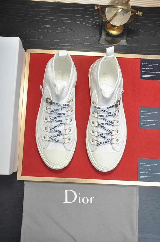 Dior B23 White J'Adior High-Top Lifestyle Sneakers 5