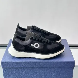 Dior B27 Chaussures Lifestyle en Daim Noir et Nylon