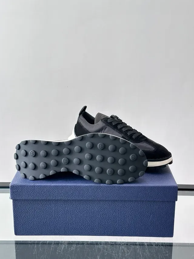 Dior B27 Black Suede and Nylon Lifestyle Sneakers 2