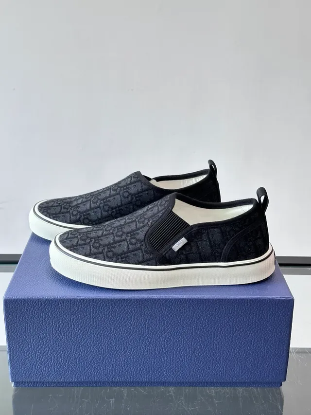Dior B27 Monogram Slip-On Lifestyle Sneakers 5