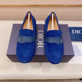 Dior B27 रॉयल ब्लू स्यूड लोफर