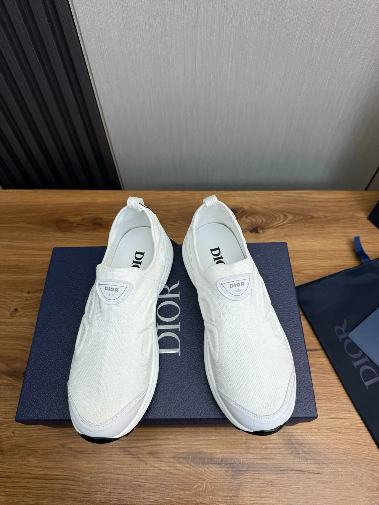 Dior B30 Chaussures Lifestyle Slip-On Blanches 2