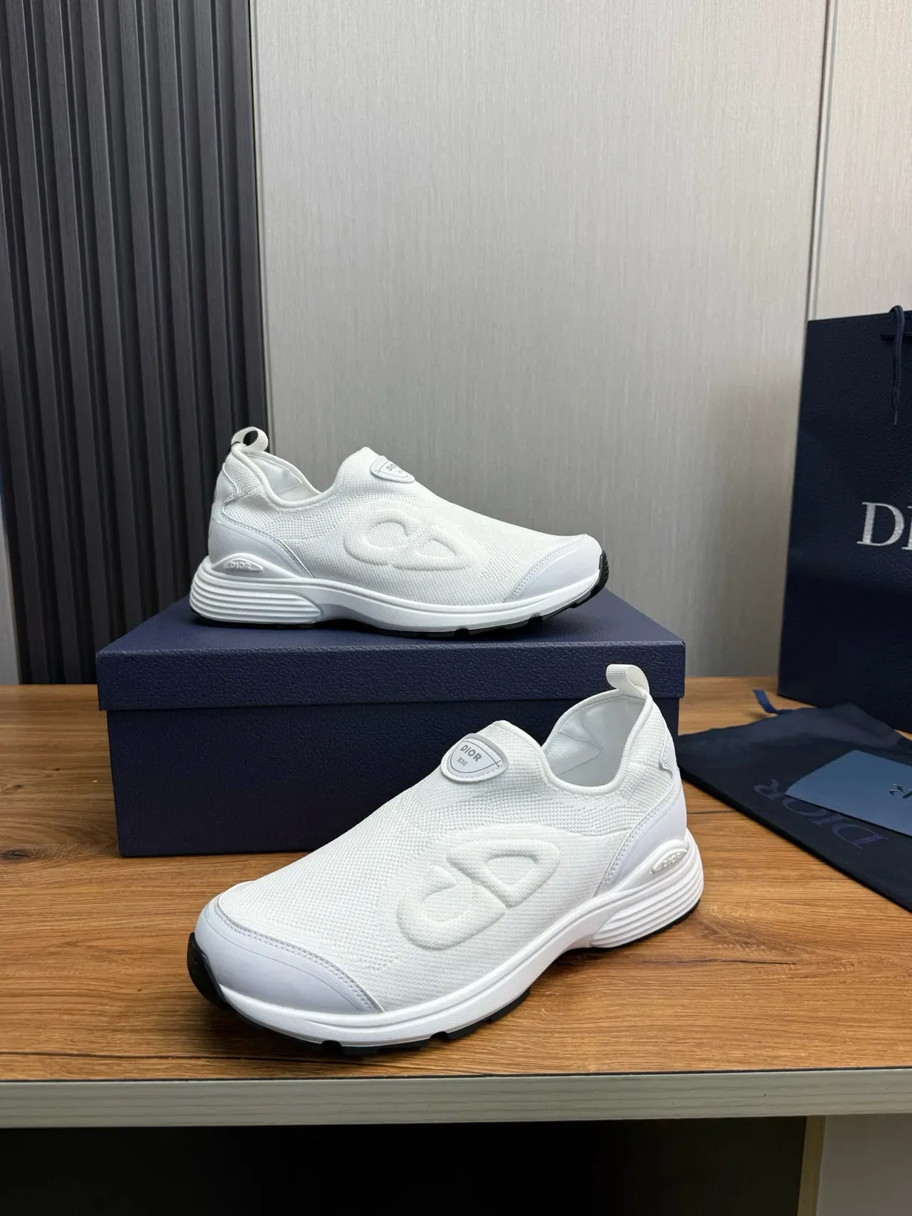 Dior B30 Chaussures Lifestyle Slip-On Blanches 4