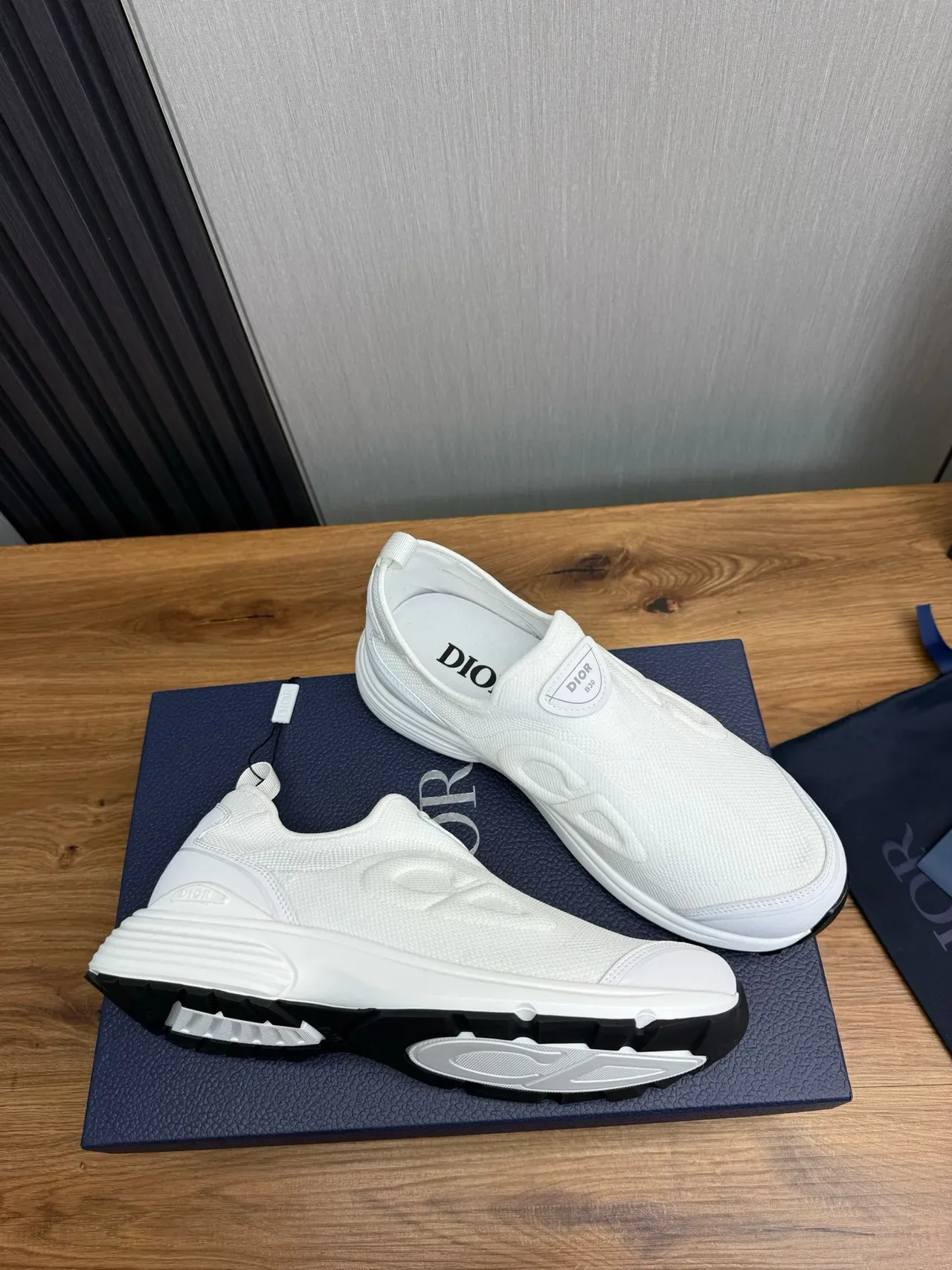 Dior B30 Chaussures Lifestyle Slip-On Blanches 6
