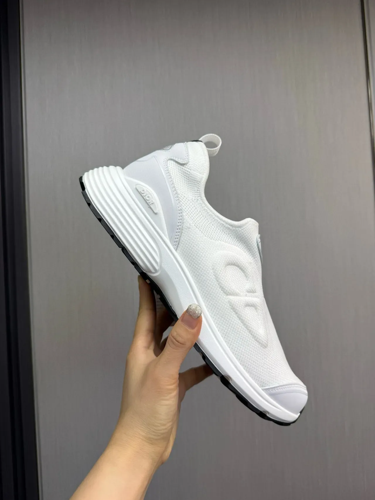 Dior B30 Chaussures Lifestyle Slip-On Blanches 7