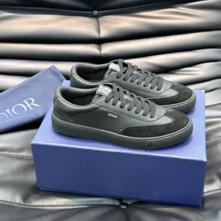 Dior Sneakers Lifestyle Noir à encolure basse en matériau mixte