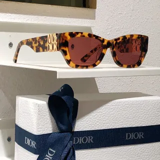 Dior Miss Dior Tortoiseshell Angular Sunglasses