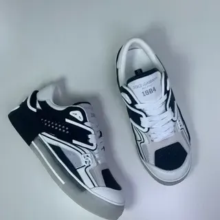 Dolce & Gabbana 1984 Black White Gray লাইফস্টাইল স্নিকার