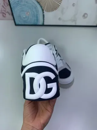 Dolce & Gabbana 1984 Black White Gray Lifestyle Sneakers 2