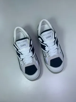Dolce & Gabbana 1984 Black White Gray Lifestyle Sneakers 3