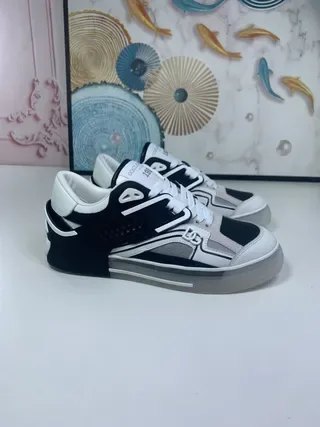 Dolce & Gabbana 1984 Black White Gray Lifestyle Sneakers 4