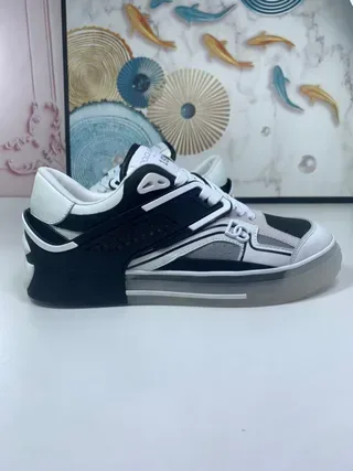 Dolce & Gabbana 1984 Black White Gray Lifestyle Sneakers 7