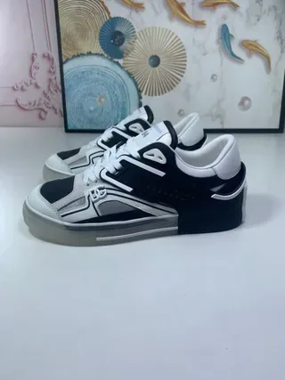 Dolce & Gabbana 1984 Black White Gray Lifestyle Sneakers 8