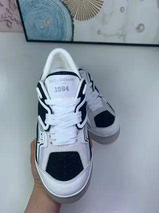Dolce & Gabbana 1984 Black White Gray Lifestyle Sneakers 9