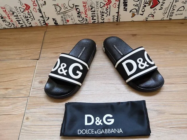 Dolce & Gabbana Negro Blanco Logo-Band Correa Suela de Goma Texturizada Zapatillas 3
