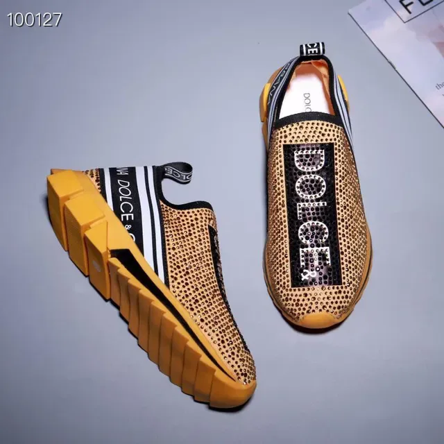 Dolce & Gabbana Slip-On Perforated Mesh Lifestyle Sneakers 3