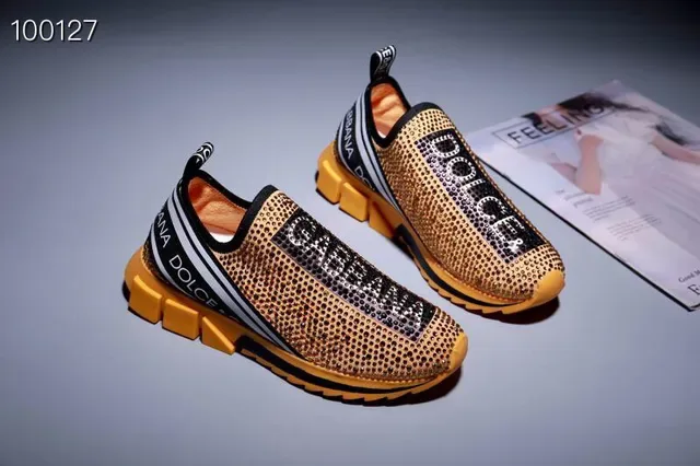 Dolce & Gabbana Slip-On Perforated Mesh Lifestyle Sneakers 4