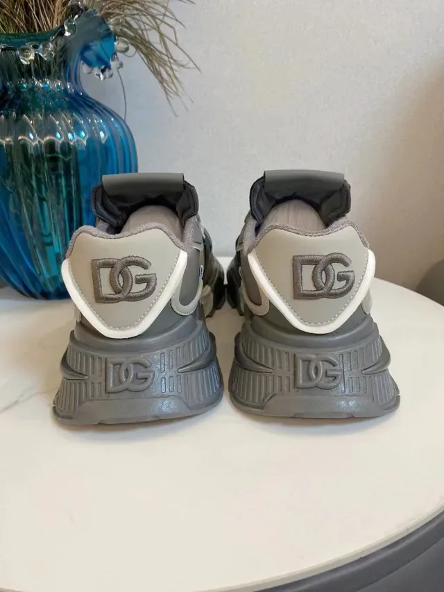 Dolce & Gabbana NS1 灰色和米色厚底运动鞋 7