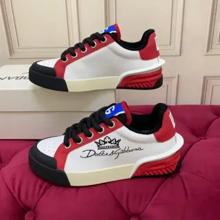 Dolce & Gabbana NS1 Blanc Rouge Noir Chaussures Lifestyle