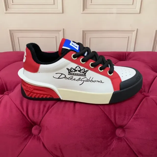 Dolce & Gabbana NS1 Blanc Rouge Noir Chaussures Lifestyle 2