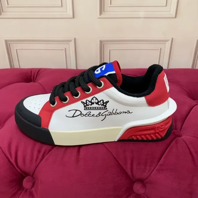 Dolce & Gabbana NS1 Blanc Rouge Noir Chaussures Lifestyle 6