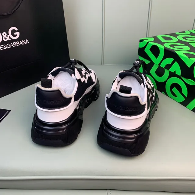 Dolce & Gabbana Track Trainer Black and White Chunky Sneakers 3