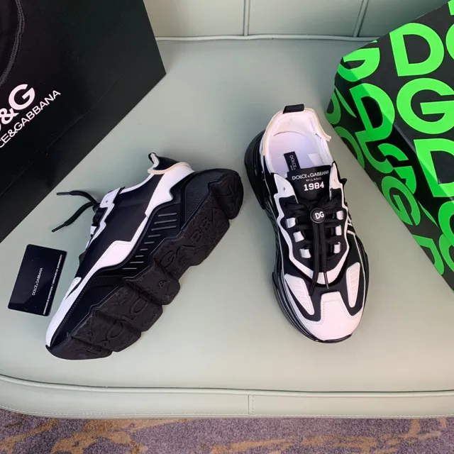Dolce & Gabbana Track Trainer Black and White Chunky Sneakers 6