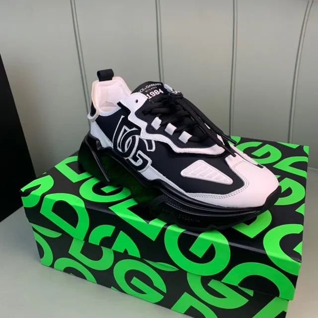 Dolce & Gabbana Track Trainer Black and White Chunky Sneakers 7