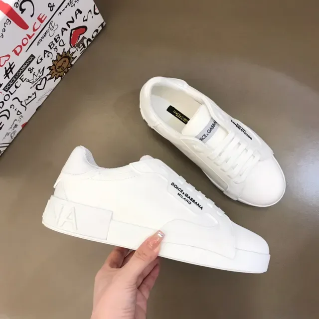 Dolce & Gabbana সাদা প্ল্যাটফর্ম লাইফস্টাইল স্নিকার্স 6
