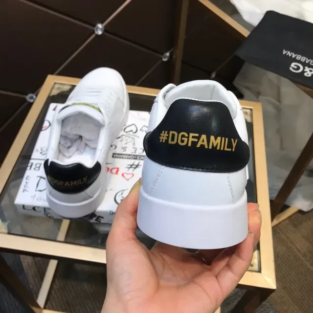Dolce & Gabbana baskets lifestyle à plateforme blanches 6