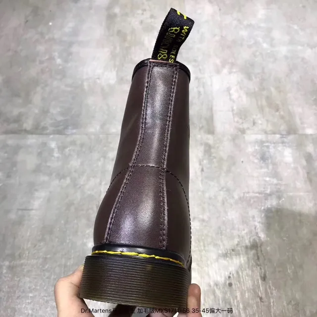Dr. Martens 1460 Burgundy Smooth Leather Martin Boots 13