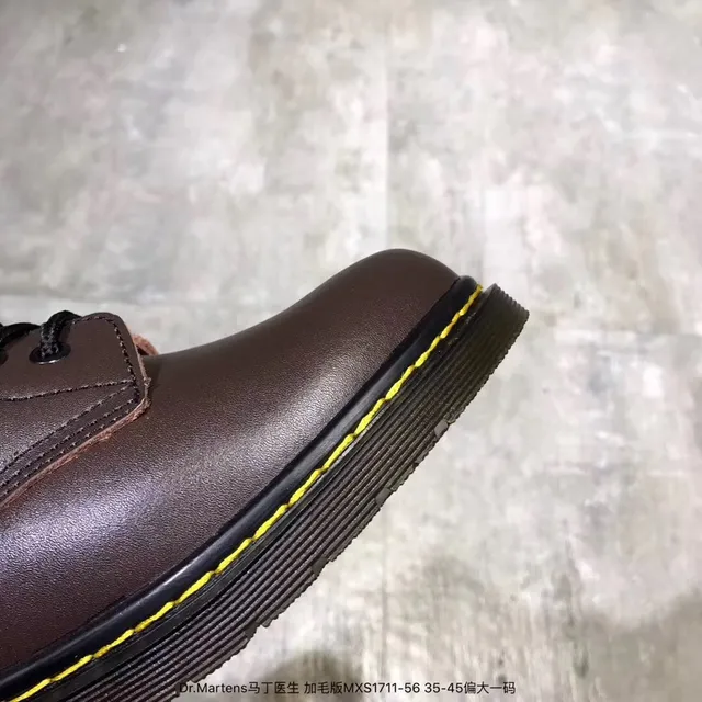 Dr. Martens 1460 Burgundy Smooth Leather Martin Boots 15