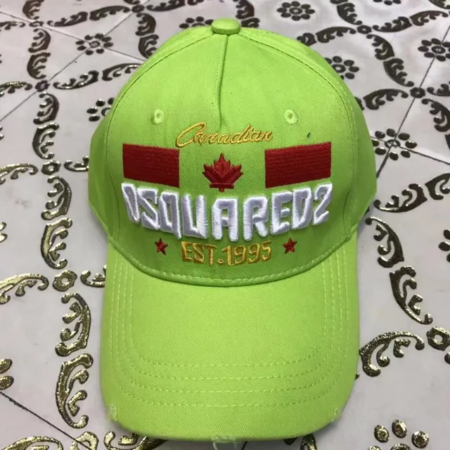 Dsquared2 Casquette de baseball noire brodée avec le drapeau canadien 5