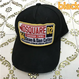 Dsquared2 Canadian Twins इंब्रॉयडर्ड ऑलिव ग्रीन बेसबॉल कैप 2
