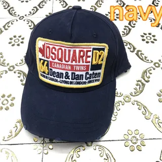 Dsquared2 Canadian Twins इंब्रॉयडर्ड ऑलिव ग्रीन बेसबॉल कैप 3