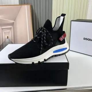 Dsquared2 ICON Black Knit Sock-Fit Lifestyle Sneakers