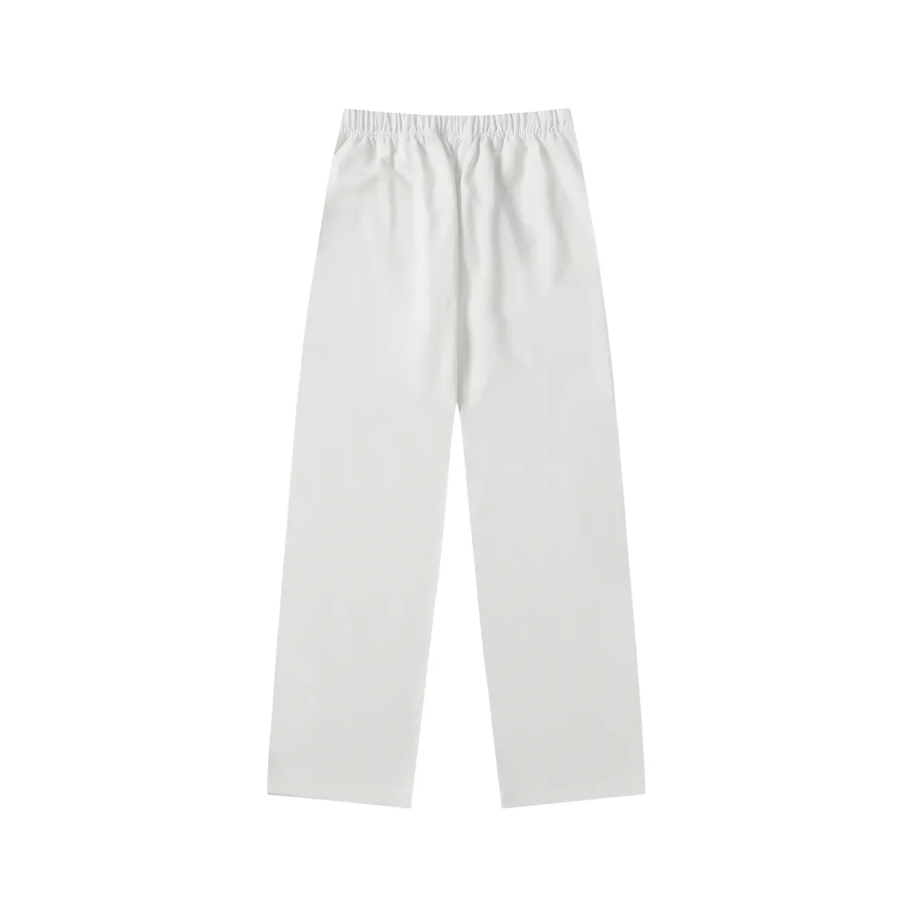 Fear of God Essentials 1977 White Black Relaxed Fit Elastic Waistband Sweatpant 3