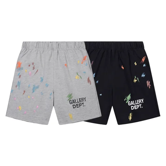 Gallery Dept Paint-Splatter Graphic Shorts 3