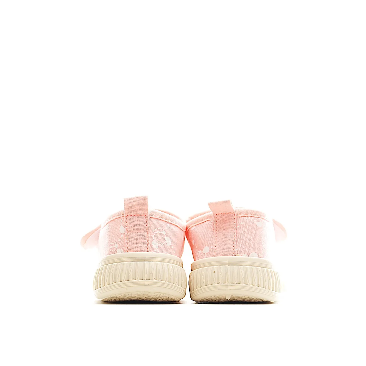 Zapatos Beige Negro Low-Top con Correa Velcro de Lona 17