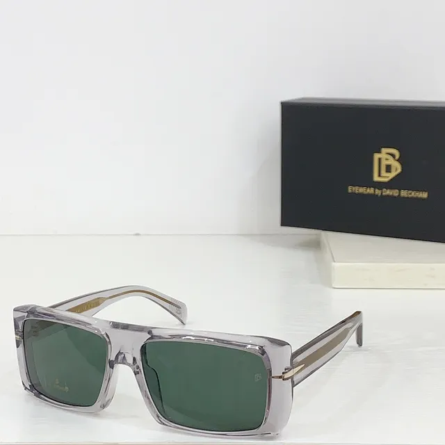 Black Gold Oversized Rectangular Glossy Acetate Sunglasses 4